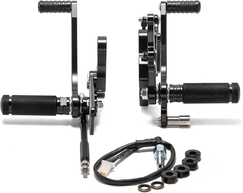 SFriding Motorcycle Adjustable Rear Sets Rearsets Foot Pegs for Suzuki GSX1300R GSX 1300 R Hayabusa Drag-style 1999-2014 - Image 2